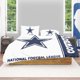 thumbnail image 1 of NFL Dallas Cowboys Quilt Duvet Cover Set Home Textiles Bedspread 3-Piece Bedding Set, 1 of 5