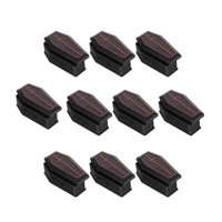 Bothyi - 10 Piezas Mini Cajas De Ataúd Accesorios Decorativos Para Fiestas Decoración Artesanal De Halloween