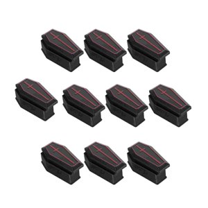 Bothyi - 10 Piezas Mini Cajas De Ataúd Accesorios Decorativos Para Fiestas Decoración Artesanal De Halloween