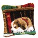 thumbnail image 3 of Funda de almohada bricolaje kits de gancho de cierre para animales principiantes patrón para dormir perro, 3 of 5