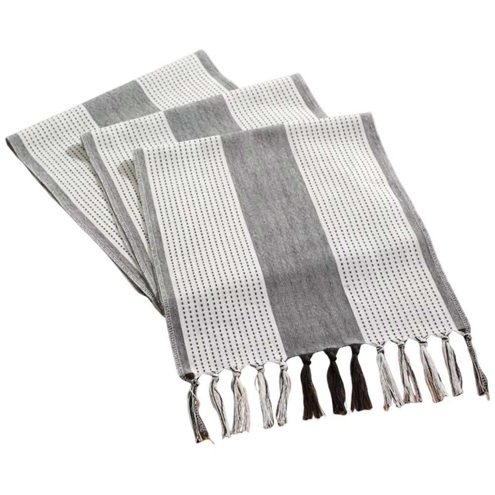 Oem - Mantel Camino De Mesa Rectangular Tejido Doble 180x37cm G