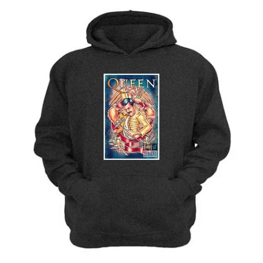 Genérico - Polerón Canguro Queen Negro Talla L Unisex