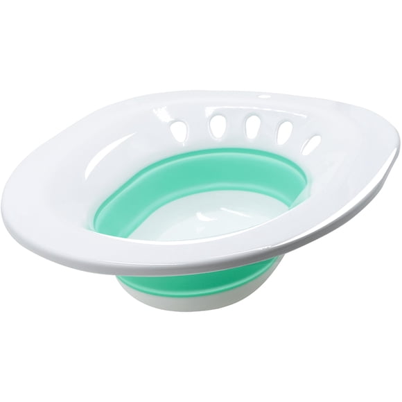 Sitz Bath RuGuo para hemorroides, cuidado posparto, color verde