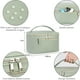thumbnail image 4 of Bolsa De Cosméticos De Viaje De Gran Capacidad, Bolsa De Cosméticos Portátil De Cuero Resistente Al Agua, Bolsa De Cosméticos Multifuncional Para Mujer Con Asas, 4 of 5