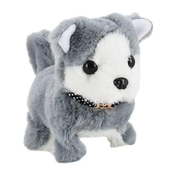 Juguete De Perro Eléctrico Que Camina, Ladra Y Mueve La Cola – Mascota De Peluche Interactiva Con Sonidos Y Movimientos, Ideal Para Niños Y Adultos, Regalo Divertido Y Cariñoso