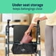 thumbnail image 5 of Rollator Walker Medline Superlight plegable de aluminio azul, 5 of 6