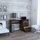 thumbnail image 2 of Escritorio Recto 3 Cajones Office W-120 Café Oscuro, 2 of 8