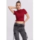 thumbnail image 1 of Polera Mujer Recogido Costado Burdeo, 1 of 4