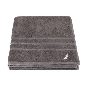 Toalla De Baño Cuerpo Nautica Home 100% Algodón 76X137Cm Gris Oscuro