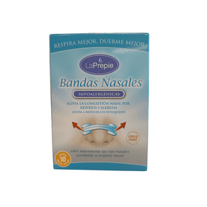 La Prepie - Banda Nasal Hipoalergénica 10 Unidades
