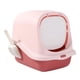thumbnail image 4 of Bandejas De Arena Para Gatos Cerradas Con Capucha, Entrada Frontal Grande Con Bandeja De Arena Para Gatos Con Pala, Color Rosa, 4 of 5