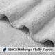 thumbnail image 4 of Manta Sherpa De Forro Polar Gris Claro 150 X 200 Cm, 4 of 9