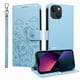 thumbnail image 4 of Funda Billetera FOXDOCK Compatible con iPhone 13, Diseño Perrito Tierno, Ranuras para Tarjetas y Soporte Plegable, 4 of 6