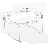 Magideal - Estante Para Muslos De Pollo De Acero Inoxidable, Vertical Multiusos Con Bandeja De Goteo, Accesorios Para Parrilla, Herramienta De Cocina Para Acampa