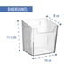 thumbnail image 2 of Canasto para pared con succion, 2 of 6