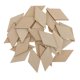 thumbnail image 4 of formas de rombo natural inacabado muestra placa de madera artesanía 30 unids 60x30mm, 4 of 5
