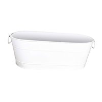 Bothyi - Cubo De Hielo Soporte Para Hielo Para Fiestas Tina Galvanizada Para Barra De Bebidas Refrescantes De Vino Blanco