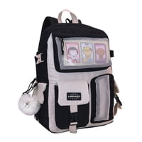 Mochila Mujer Fusion Block Negro Blanco Head