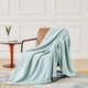 thumbnail image 3 of Manta CYMULA Tejida Color Celeste 127x152 cm Suave, 3 of 8