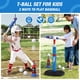 thumbnail image 4 of Set deportivo HYES 2 en 1 con canasta de baloncesto y pelota en T para niños, 4 of 9