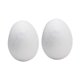 thumbnail image 1 of Huevos De Espuma En Blanco Para Manualidades Huevos De Poliestireno Para Proyectos Escolares De Bricolaje Hecho A Mano 2 Piezas 18,5 X 13,5 Cm, 1 of 5