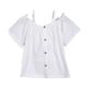 thumbnail image 1 of Polera Niña Manga Corta con Tirantes Blanco Pillin, 1 of 3