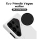 thumbnail image 3 of Funda de piel vegana para Aulumu S25 Ultra Galaxy con MagSafe, color blanco, 3 of 5