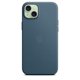 thumbnail image 4 of Funda para teléfono Apple iPhone 15 Plus FineWoven con MagSafe Blue, 4 of 5
