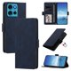 thumbnail image 1 of Funda Billetera Delgada para Motorola Moto G75 5G con Ranuras y Soporte Azul oscuro, 1 of 6