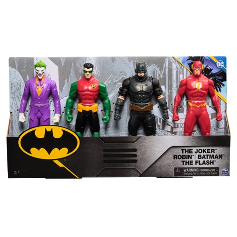 Pack 4 Figuras Personajes De Batman Dc