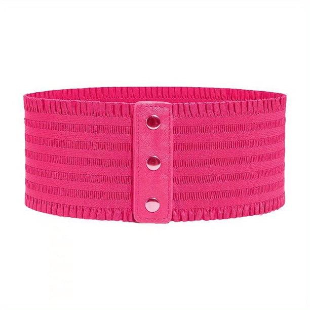 Slimmer Figure Instantly: Women's Stretchy Snap-Button Corset Belts for Waist Reduction