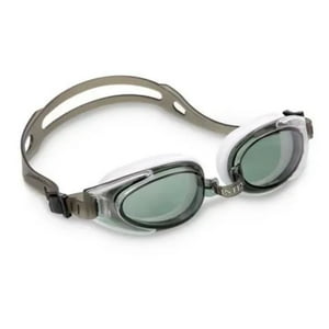 Lentes De Agua Intex Anteojos Natación Water Sport Goggle Gris Negro