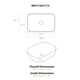 thumbnail image 4 of Sobre Mount Basin Colección Whitehaus Isabella Plus WH71302-F12, 4 of 4