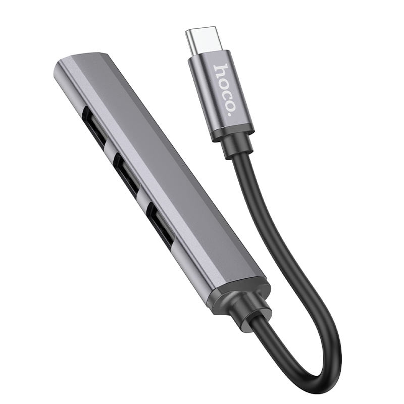 Hoco. - Adaptador Hub Usb-c A Usb 4 En 1 Hoco Hb26