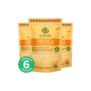 Ambrosia Spa - Pack 5, Pipoca De Quinoa Natural 70Gr
