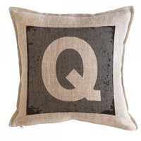 Tuyo Print - Cojín Letra Fondo Gris Q 45X45