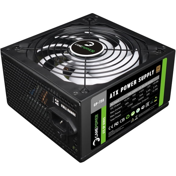 Fuente de alimentación para PC GamePower GP-750 750W 80 Plus Bronze