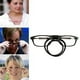 thumbnail image 2 of Gafas de lectura con soporte magnético para colgar en el cuello, gafas de lectura con imán unisex portátiles, montura telescópica con patas largas y marco para la cabeza., 2 of 5