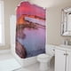 thumbnail image 1 of Cortina de ducha de montaña, juego de cortinas de baño con ganchos, tamaño 48 x 72 pulgadas, 1 of 3