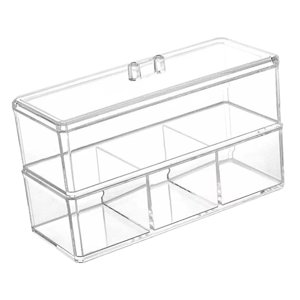 Ioensy - Soporte Para Bastoncillos De Algodón, Organizador De Maquillaje De Escritorio Para Brochas De Maquillaje, Bolígrafos, Huevo De Belleza