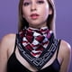 thumbnail image 4 of Pañuelo Bandana Semi satinado Estampado LOVE SHOES, 4 of 6