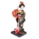 thumbnail image 4 of Estatua De Geisha Japonesa Oriental Antigua De Kabuki Para Sobremesa O Estante., 4 of 5