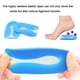 thumbnail image 5 of par de almohadillas de gel de silicona en forma de U para el talón y la fascitis plantar, correctoras de remisión., 5 of 8