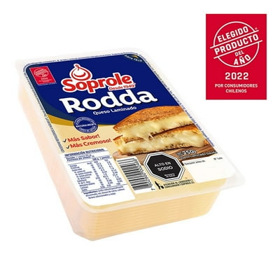 Queso Gauda Rodda Laminado 250 G Soprole