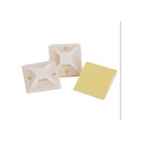 Macrotel - Soporte Amarra Plástica Adhesivo Hasta 4.8Mm 10Un.