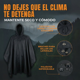 thumbnail image 4 of Poncho Impermeable Tactico 3 en 1 para Adultos, Capa de Lluvia Reutilizable, Toldo y Manta de Acampar para Senderismo, Negro, 4 of 12