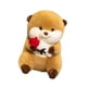 thumbnail image 2 of Capibara De Peluche Con Rosa, Juguete De Capibara Relleno Para Familia, Niñas, Niños, 2 of 5