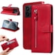 thumbnail image 4 of Funda con Cremallera para Xiaomi Poco F6 Pro, Carcasa Cartera de Cuero PU con Soporte y Tarjetero, 4 of 6