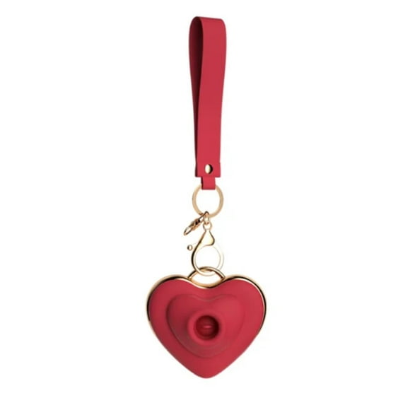 Llavero Vibrador  Íntimo con Lengua Lamedora Recargable