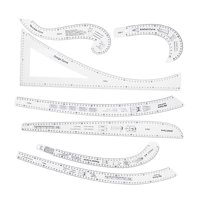 Bothyi - 7 Piezas Regla De Costura Accesorios De Ropa Artesanal Costura Para Sastre